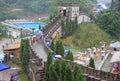 Miniature of the great chinese wall in park, Chongqing Royalty Free Stock Photo