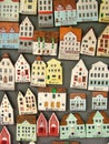 Miniature house icons