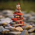 miniature inukshuk cairn