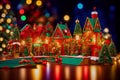 Miniature Magic Exploring Santa s Workshop Playsets.AI Generated