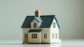 The miniature model house. AI generated Royalty Free Stock Photo