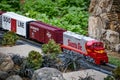 Miniature Model Train, Santa Fe, Soo Line