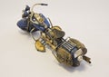 Miniature Motorcycle Top View Royalty Free Stock Photo