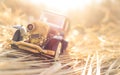 Miniature old timer car Royalty Free Stock Photo