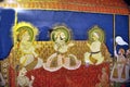 Miniature painting of Maharana Sajjan Singhji with another kings