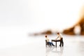 Miniature people : angry businesspeople quarreling,Conflict and