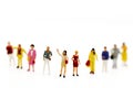 Miniature people: Business Person Candidate People Group.