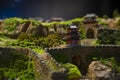 Miniature photography of ancient castle