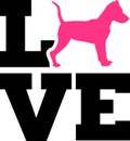 Miniature Pinscher Love Silhouette