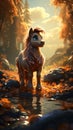 Miniature pony adventure! a magical journey beyond size. Created with Generative AI