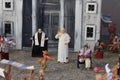 Miniature with Pope Bergoglio