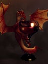 Red Wine Dragon Royalty Free Stock Photo