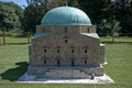 Miniature replica of a mosque in Pecs, Szarvas, Hungary Royalty Free Stock Photo