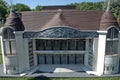 Miniature replica of the theater in Szolnok, Szarvas, Hungary