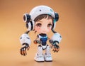 Endearing Miniature Robot Portrait