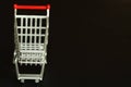 Shopping cart model scene. Royalty Free Stock Photo