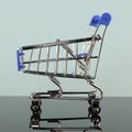 Miniature Shopping Cart