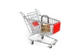Miniature shopping trolley