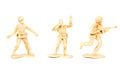Miniature soldiers toy on background Royalty Free Stock Photo