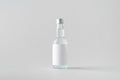 Miniature Spirits / Liquor Bottle Mock-Up - Blank Label Royalty Free Stock Photo