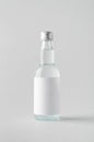 Miniature Spirits / Liquor Bottle Mock-Up - Blank Label