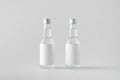 Miniature Spirits / Liquor Bottle Mock-Up - Two Bottles. Blank Label