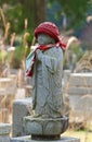 Miniature Standing Buddha Statue inside Okunoin Cemetery in Wakayama, Japan Royalty Free Stock Photo