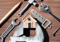 Home Repair Related Flat Lay