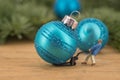 Miniature of storeman and christmas balls