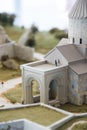 Detail Shot of the Miniature of Tatev Monastery in Armenia