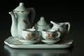 Miniature Tea Set Royalty Free Stock Photo