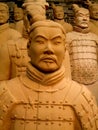 Miniature terracotta figures of Chinese warriors