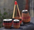Miniature version of Indian musical instruments