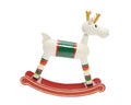 Miniature Wooden Reindeer Royalty Free Stock Photo