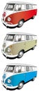 Minibus set Royalty Free Stock Photo