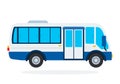 Minibus vector flat isolated