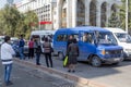 Minibuses in Bishkek, Kyrgyzstan