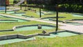 Minigolf resort in park