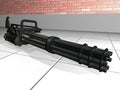 Minigun on the floor