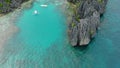 Miniloc Island with Lagoon. El Nido, Philippines.