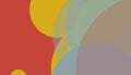 Minimal abstract circles background pattern art Royalty Free Stock Photo