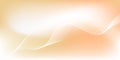 Minimal Abstract Orange Gradient Background with White Wave Lines. Modern Wavy Line Background in Warm Gradient Tone Royalty Free Stock Photo