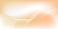 Minimal Abstract Orange Gradient Background with White Wave Lines. Modern Wavy Line Background in Warm Gradient Tone Royalty Free Stock Photo
