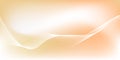 Minimal Abstract Orange Gradient Background with White Wave Lines. Modern Wavy Line Background in Warm Gradient Tone Royalty Free Stock Photo