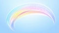 Minimal Abstract Pastel Gradient with Colorful Arcs Royalty Free Stock Photo