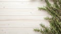 Minimal Abstraction: Elegant Rosemary Composition On White Wood Floor