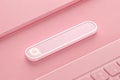 minimal blank search bar on pink background. web search concept. 3d rendering-generated by ai