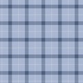 Minimal Blue White Plaid Pattern Royalty Free Stock Photo