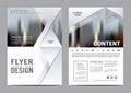 Minimal Brochure Layout design template. Annual