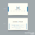 Minimal clean design business card Template Royalty Free Stock Photo